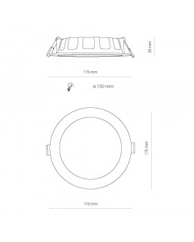 Встраиваемый светильник Nowodvorski Kos Led 8777-foto6