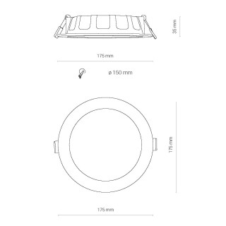 Встраиваемый светильник Nowodvorski Kos Led 8776-foto6
