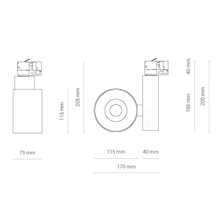 Трековый светильник Nowodvorski Nea Led 8752-foto7