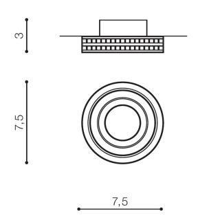 Встраиваемый светильник Azzardo Eva Round AZ1458-foto2