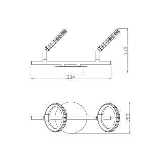 Потолочный светильник Zumaline TOLEDO TK170815-2-foto2