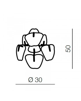 Настенный светильник Azzardo 3D wall AZ0979-foto2