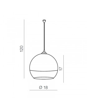 Подвесная люстра Azzardo Silver ball 18 AZ0731-foto3
