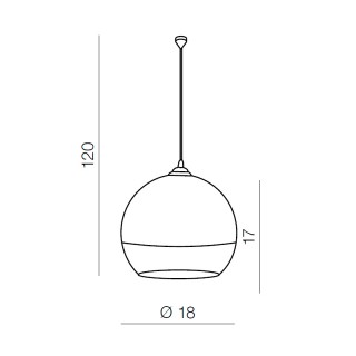 Подвесная люстра Azzardo Silver ball 18 AZ0731-foto3