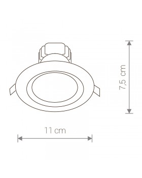 Встраиваемый светильник Nowodvorski Ceiling Led 5955-foto2