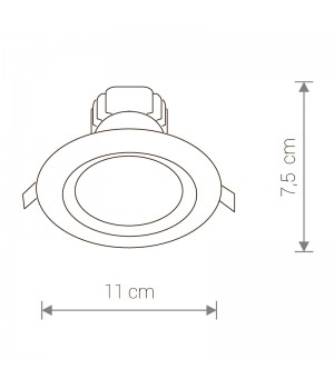 Встраиваемый светильник Nowodvorski Ceiling Led 5955-foto2