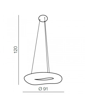 Подвесной светильник Azzardo Donut Pendant 91 CCT AZ2675-foto3