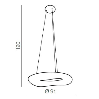 Подвесной светильник Azzardo Donut Pendant 91 CCT AZ2675-foto3