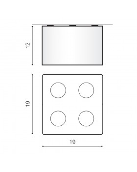 Накладной светильник Azzardo Nino 4 AZ1387-foto2
