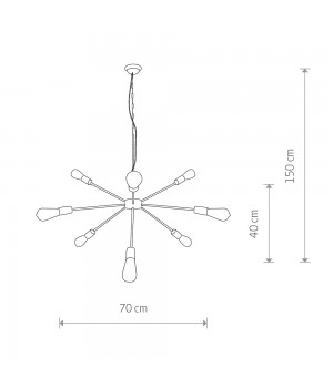 Подвесная люстра Nowodvorski Rod 9130-foto2