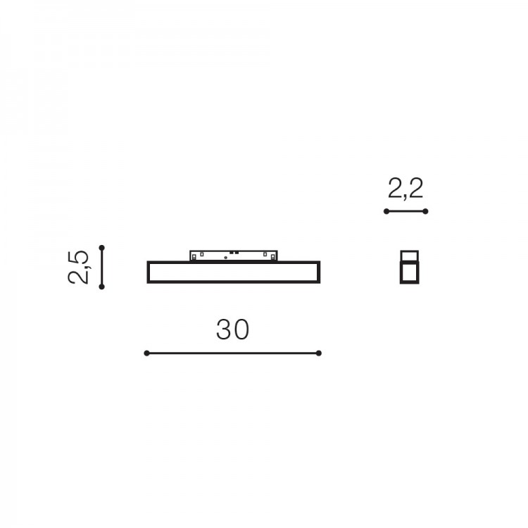 Трековый светильник Azzardo Saga Track Magnetic AZ4604