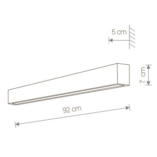 Настенный светильник Nowodvorski Straight Wall 9614-foto2