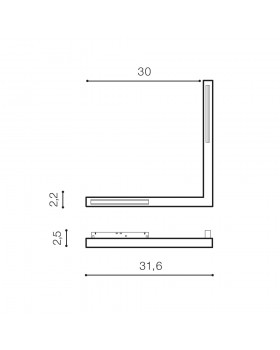 Трековый светильник угловой Azzardo Saga Track Magnetic AZ4614-foto2