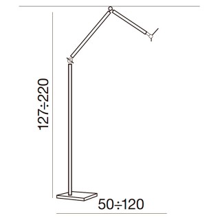 Основа для торшера Azzardo Zyta AZ1849-foto2