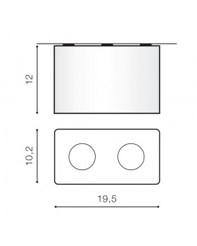 Накладной светильник Azzardo Nino 2 AZ1386-foto2