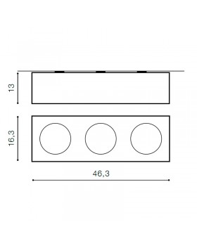 Накладной светильник Azzardo Paulo 3 230V AZ0965-foto2