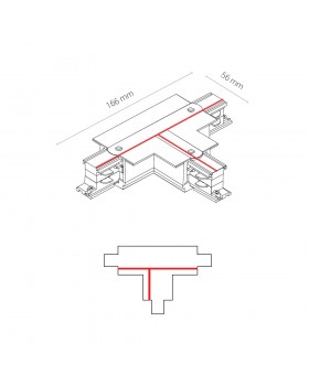 Коннектор T-образный правый 1 Nowodvorski Ctls Power 8246