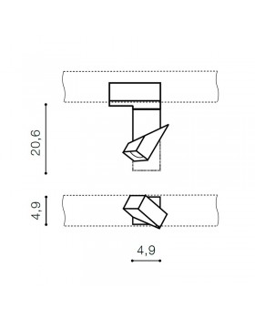 Трековый светильник Azzardo Santos AZ3525-foto3