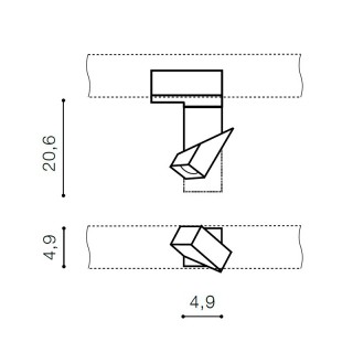 Трековый светильник Azzardo Santos AZ3525-foto3