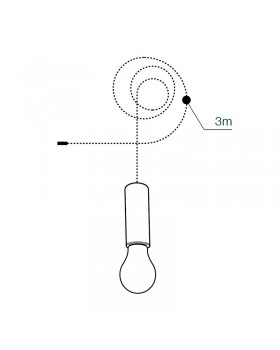 Патрон со шнуром для подвесного светильника Azzardo Ziko AZ3114-foto3