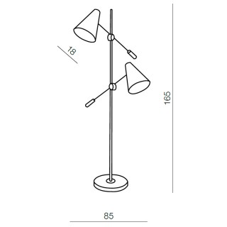 Торшер Azzardo Kaja AZ2863-foto5