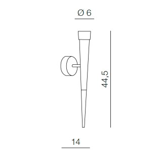 Настенный светильник Azzardo Brina wall AZ1010-foto2