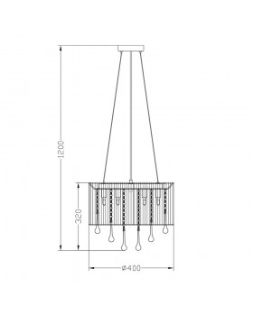 Подвесная люстра Zumaline VERONA RLD92174-8A-foto2
