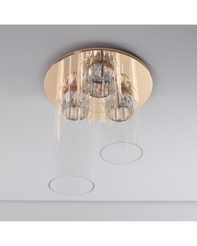 Светодиодный потолочный светильник Zumaline GEM C0389-03F-F7AC-foto3