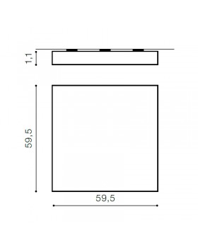 Светильник накладной Azzardo Panel 60 3000K AZ1272-foto2