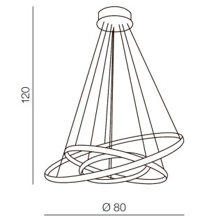 Подвесная люстра Azzardo Brighton 3 AZ1609-foto2