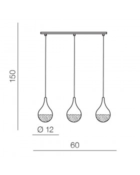 Подвесной светильник Azzardo Cecilia 3 line AZ2173-foto3