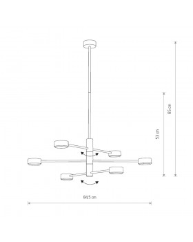 Подвесная люстра Nowodvorski Orbit 7942-foto5