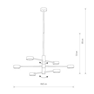 Подвесная люстра Nowodvorski Orbit  7942-foto5