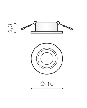 Встраиваемый светильник Azzardo Carlo AZ0805-foto2