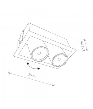 Встраиваемый светильник Nowodvorski Eye Mod 8938-foto2