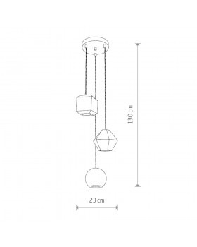 Подвесной светильник Nowodvorski Geometric 9695-foto2