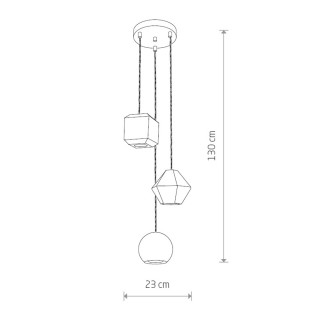 Подвесной светильник Nowodvorski Geometric 9695-foto2