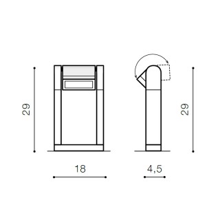 Уличный светильник Azzardo Frame spike AZ2129-foto2