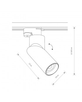 Трековый светильник Nowodvorski Profile India 7656-foto2