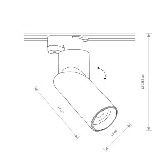 Трековый светильник Nowodvorski Profile India 7656-foto2