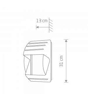 Уличный настенный светильник Nowodvorski Mistral 4390-foto2