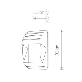 Уличный настенный светильник Nowodvorski Mistral 4390-foto2
