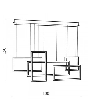 Подвесной светильник Azzardo Quadratus AZ2851-foto3