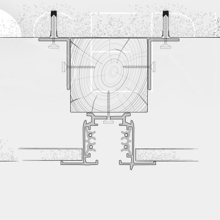 Шинопровод под гипс Azzardo Track 3 Line 1 метра AZ4289-foto2