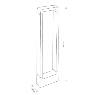 Уличный светодиодный светильник Nowodvorski Thika Led 9118-foto2