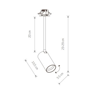 Спот Nowodvorski Mono Surface Long S 7676-foto2