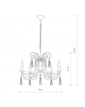 Подвесная люстра Nowodvorski Twist 2766-foto2