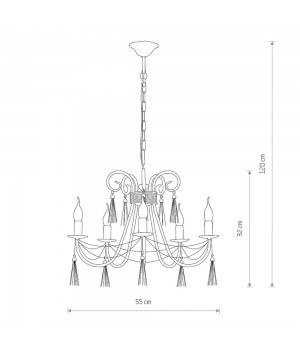Подвесная люстра Nowodvorski Twist 2766-foto2
