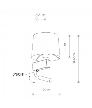 Настенный светильник Nowodvorski Chillin 8215-foto4