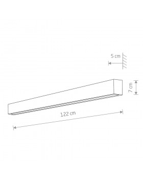 Настенный светильник Nowodvorski Straight Wall LED L 7595-foto2
